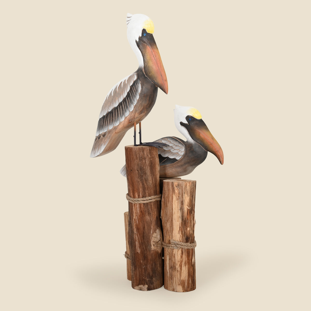 Pelicans on Piling Tabletop Art