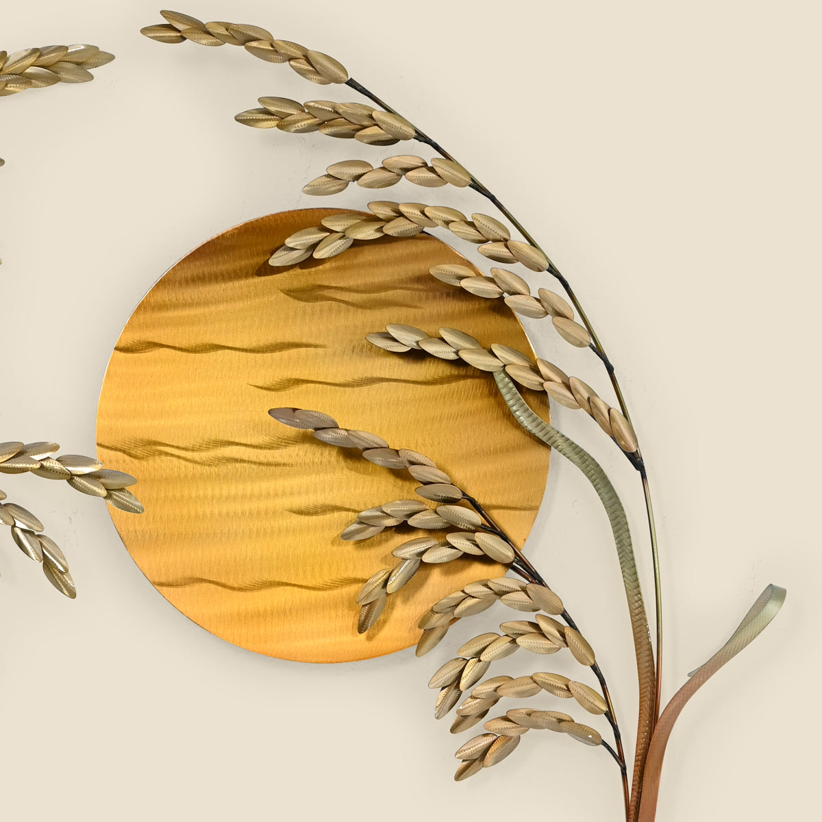 Pair of Sea Oats Metal Wall Art