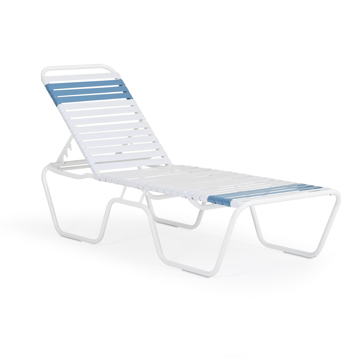 Aluminum Vinyl Strap Chaise Lounge