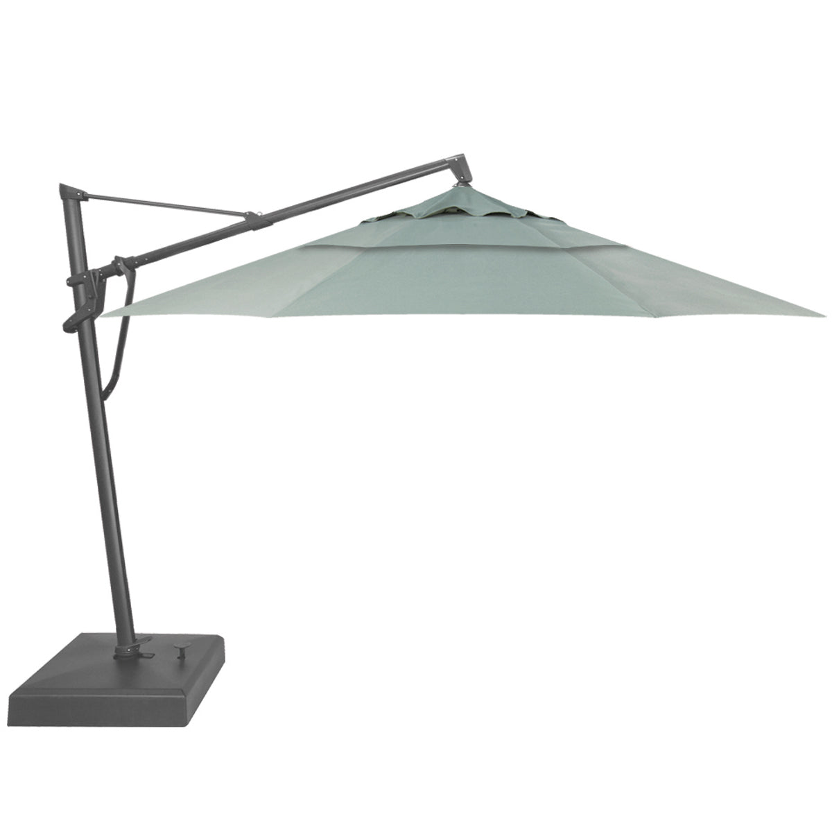 11' Octagonal Cantilever Umbrella with Anthracite Pole