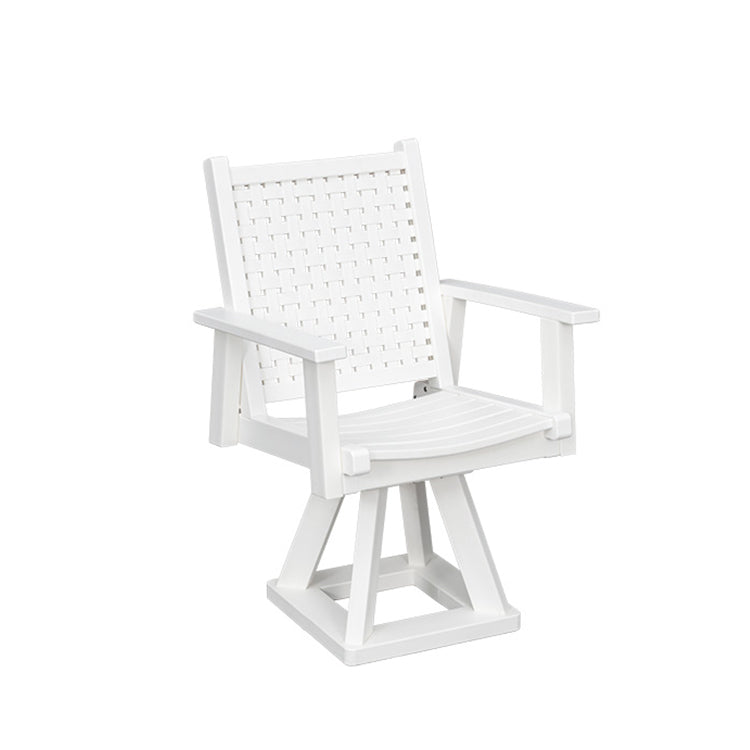 Marina Outdoor Poly Lumber Swivel Dining Chair