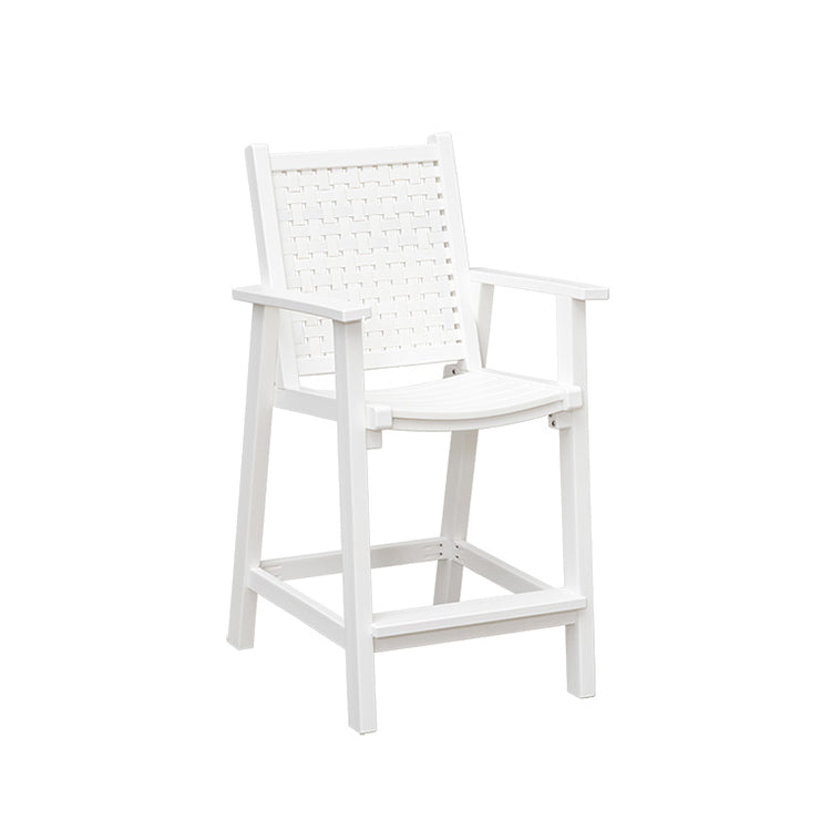 Marina Outdoor Poly Lumber Counter Height Stool