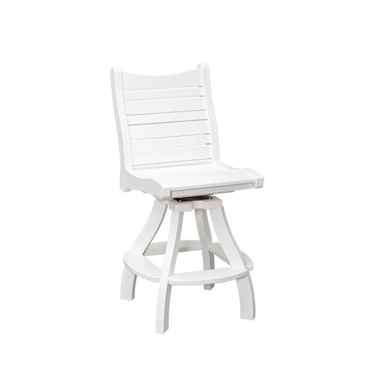 Bayshore Outdoor Poly Lumber Swivel Counter Stool